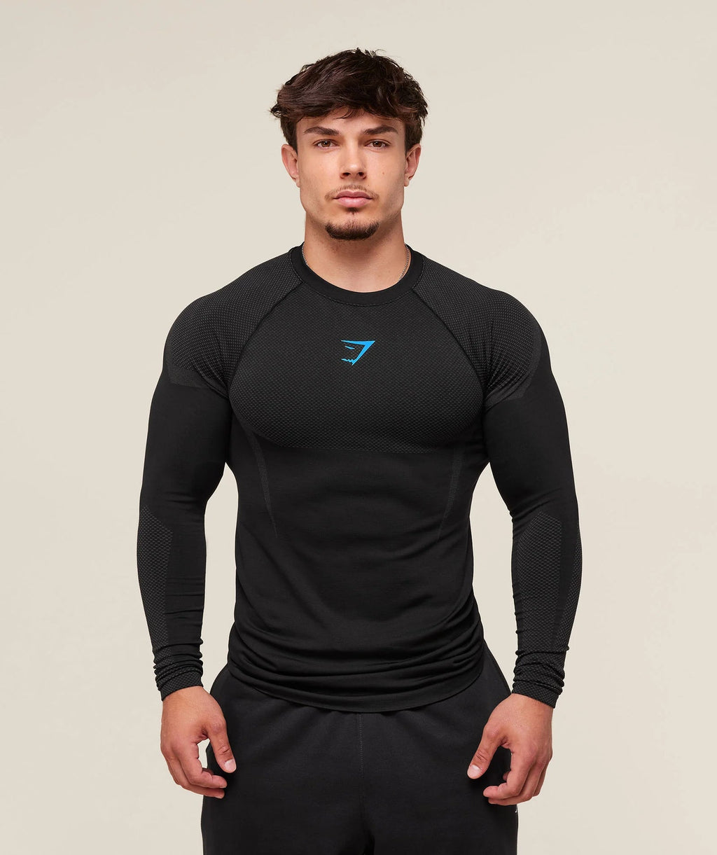 Gymshark Onyx 5.0 Seamless Long Sleeve T-Shirt