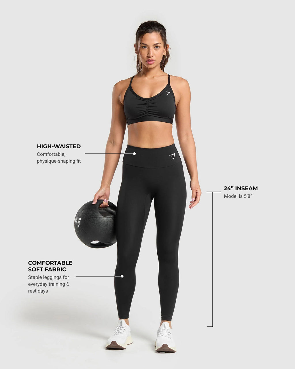 Gymshark Black Training Leggings