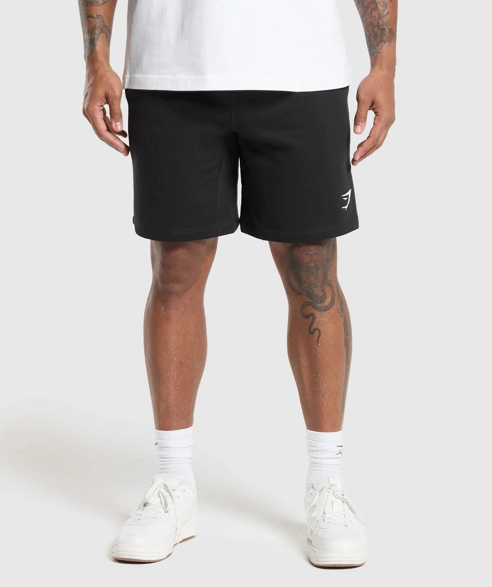 Gymshark Black Crest 9" Shorts