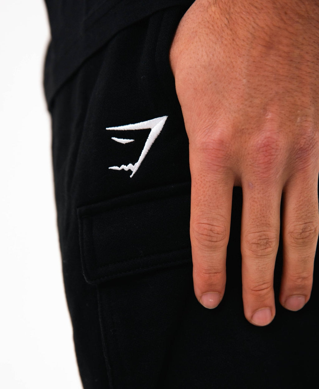 Gymshark Black Crest Cargo 7" Shorts