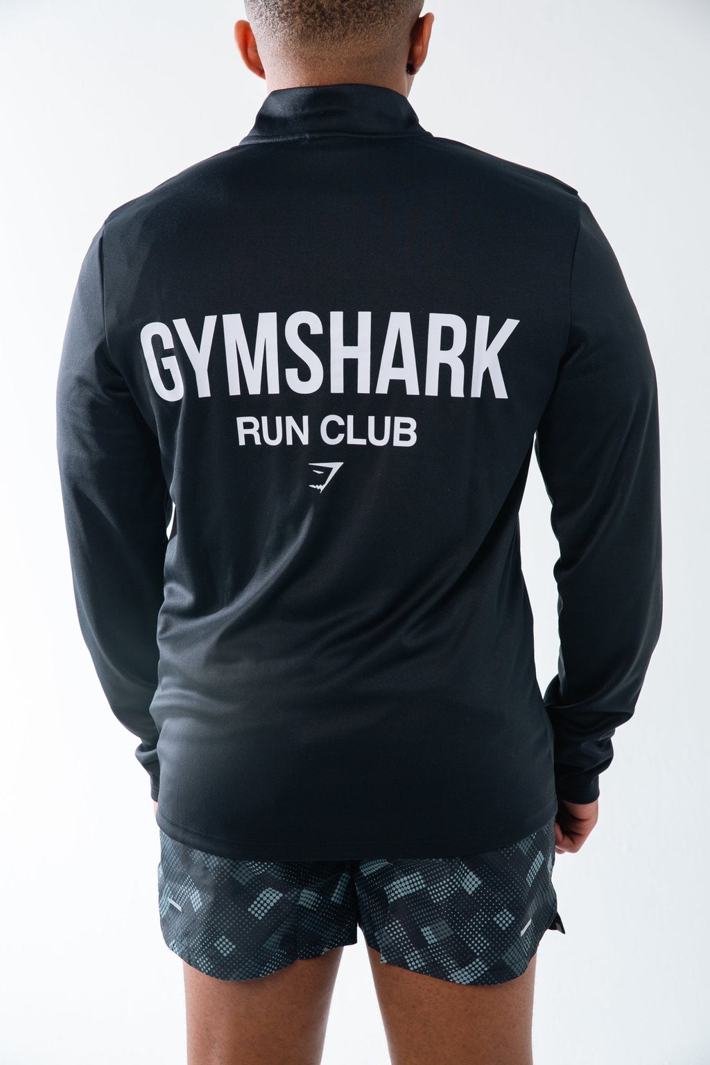 Gymshark Black Running Dept Quarter Zip