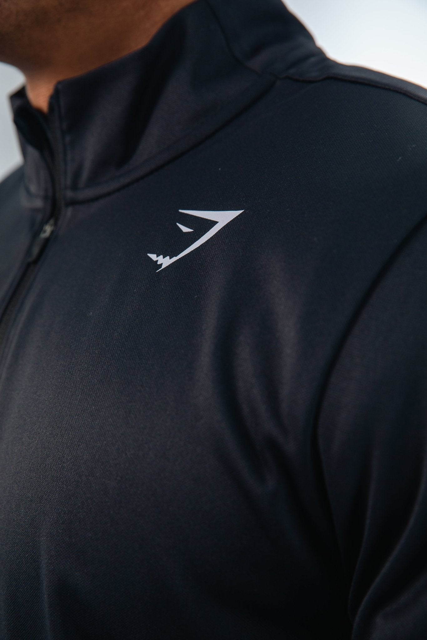 Gymshark Black Running Dept Quarter Zip