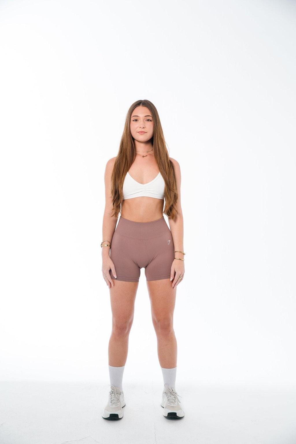 Gymshark Chestnut Pink Everyday Seamless Shorts