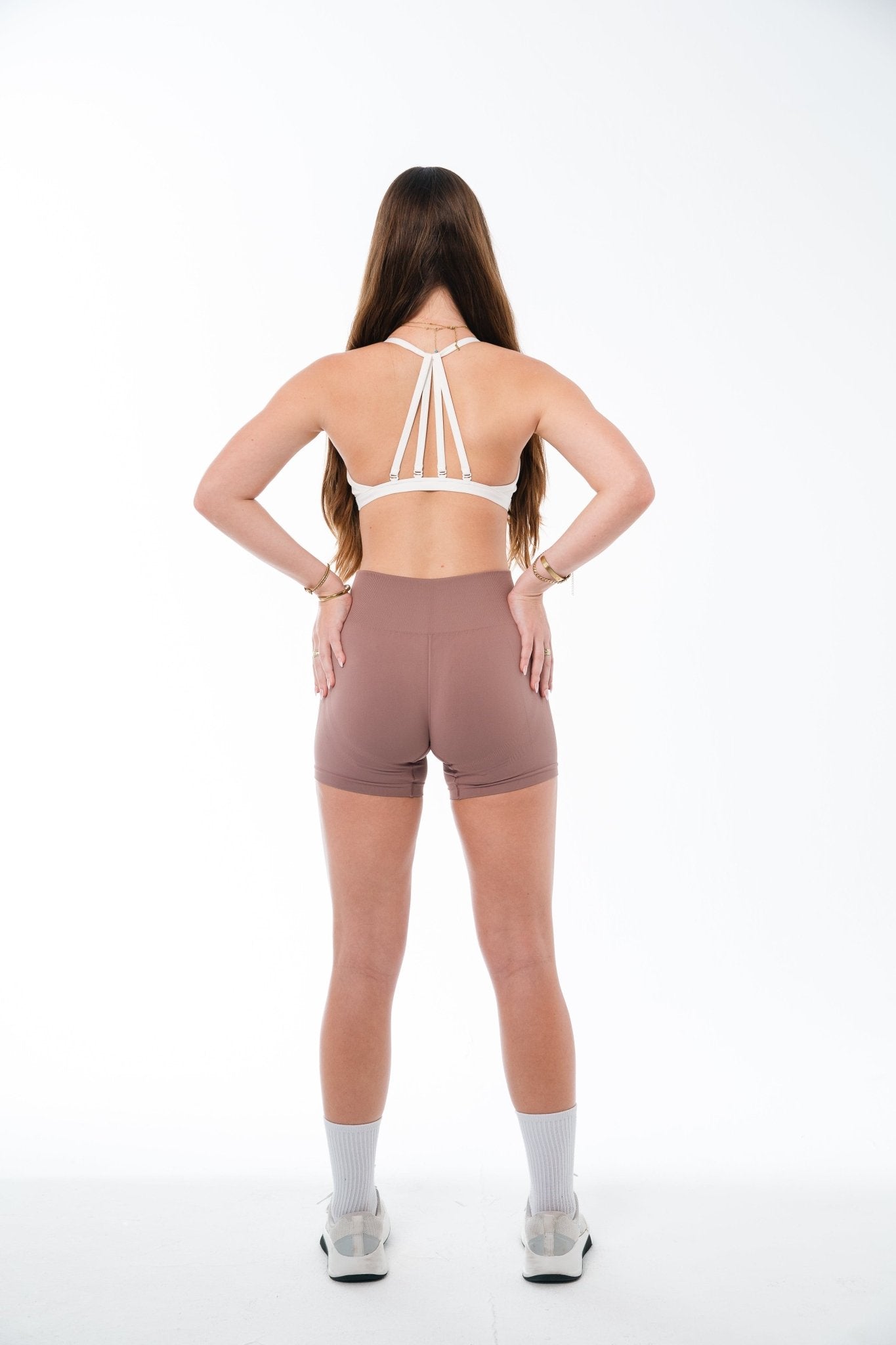 Gymshark Chestnut Pink Everyday Seamless Shorts