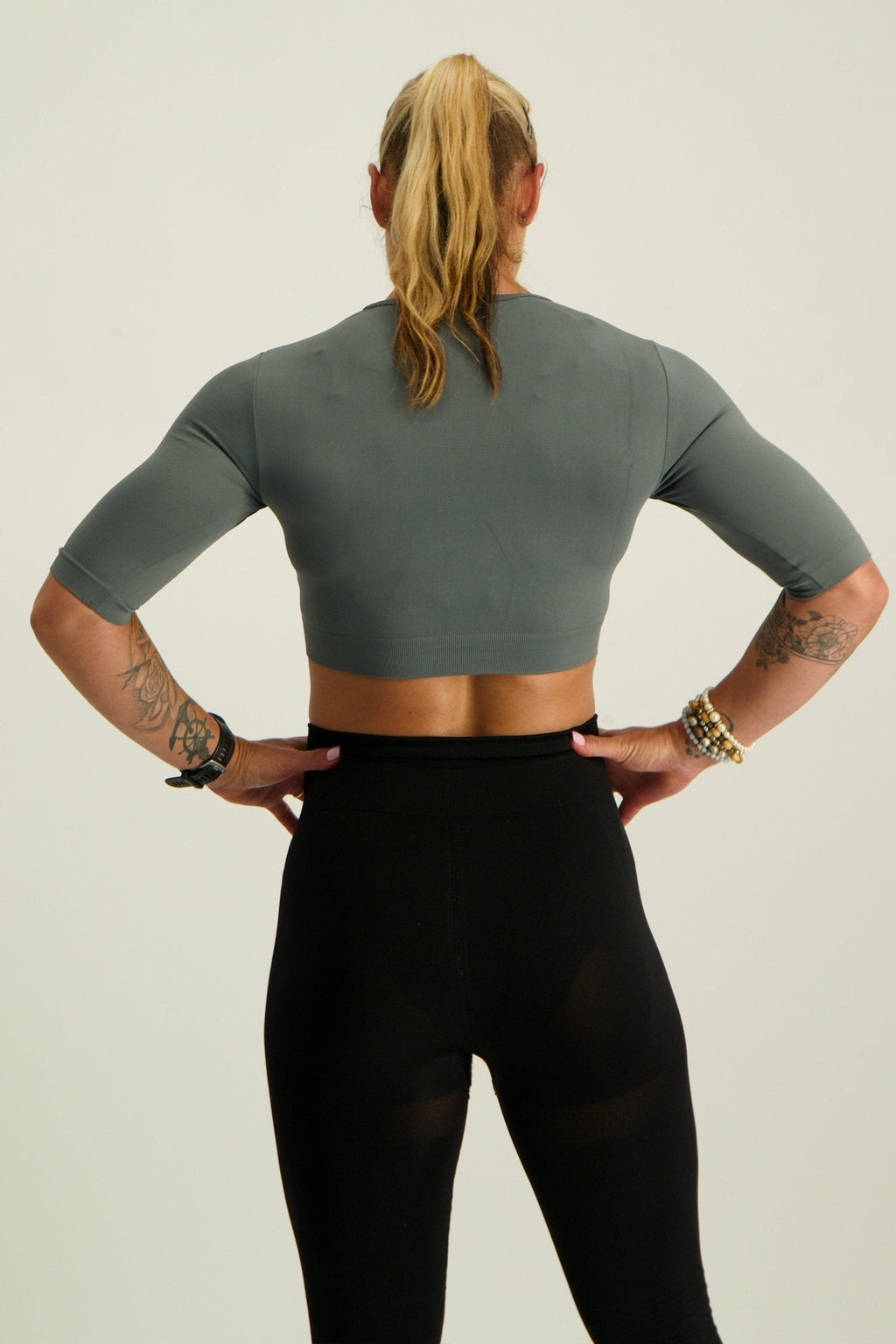 Gymshark Everyday Seamless Crop Top - Cargo Teal