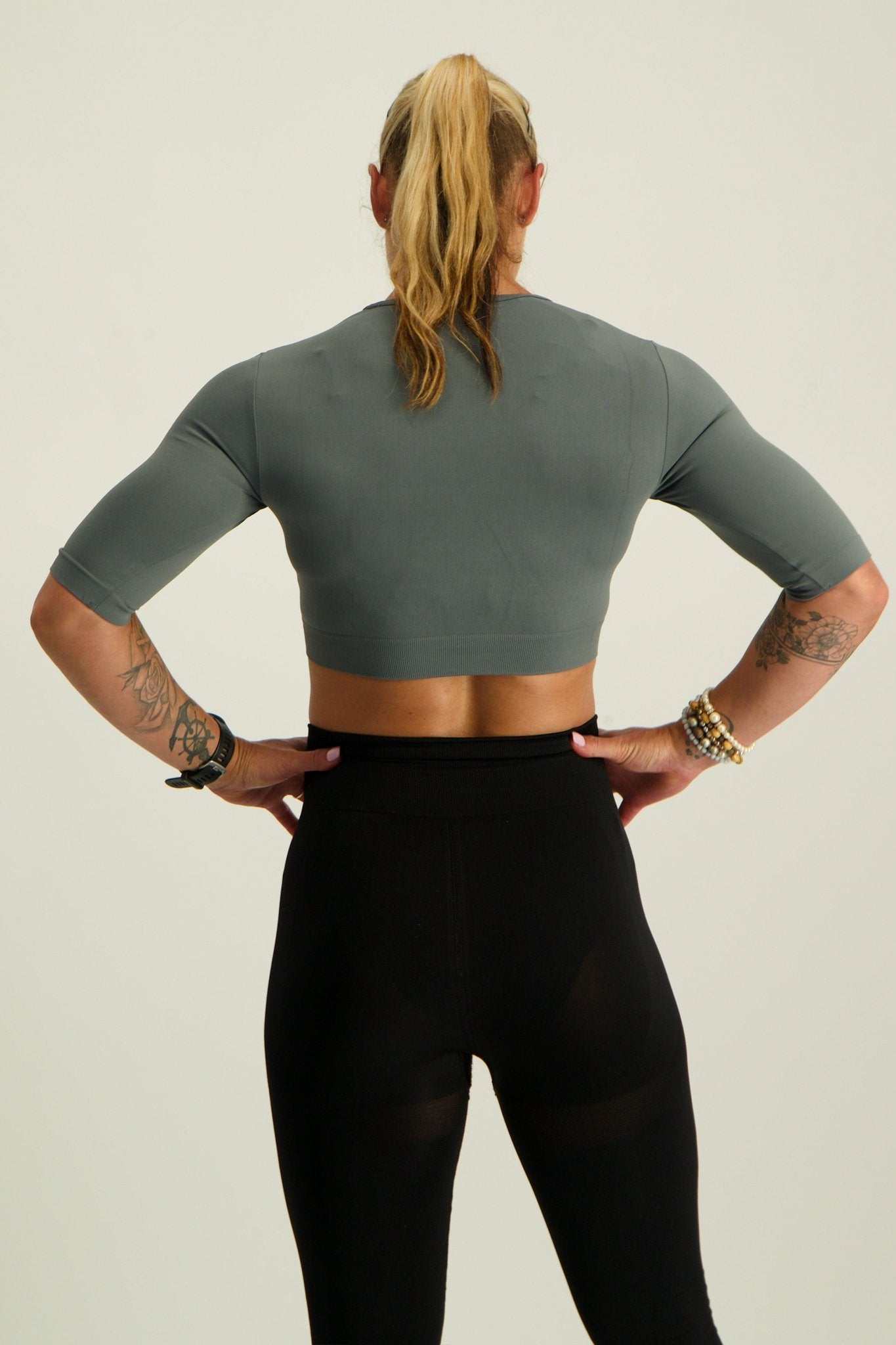 Gymshark Everyday Seamless Crop Top - Cargo Teal
