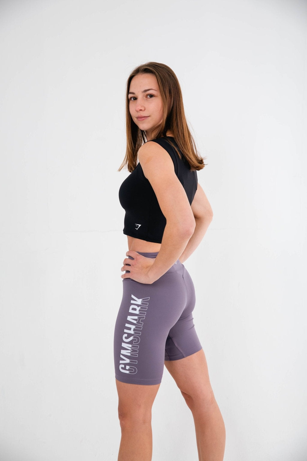 Gymshark Fraction Shorts - Fog Purple