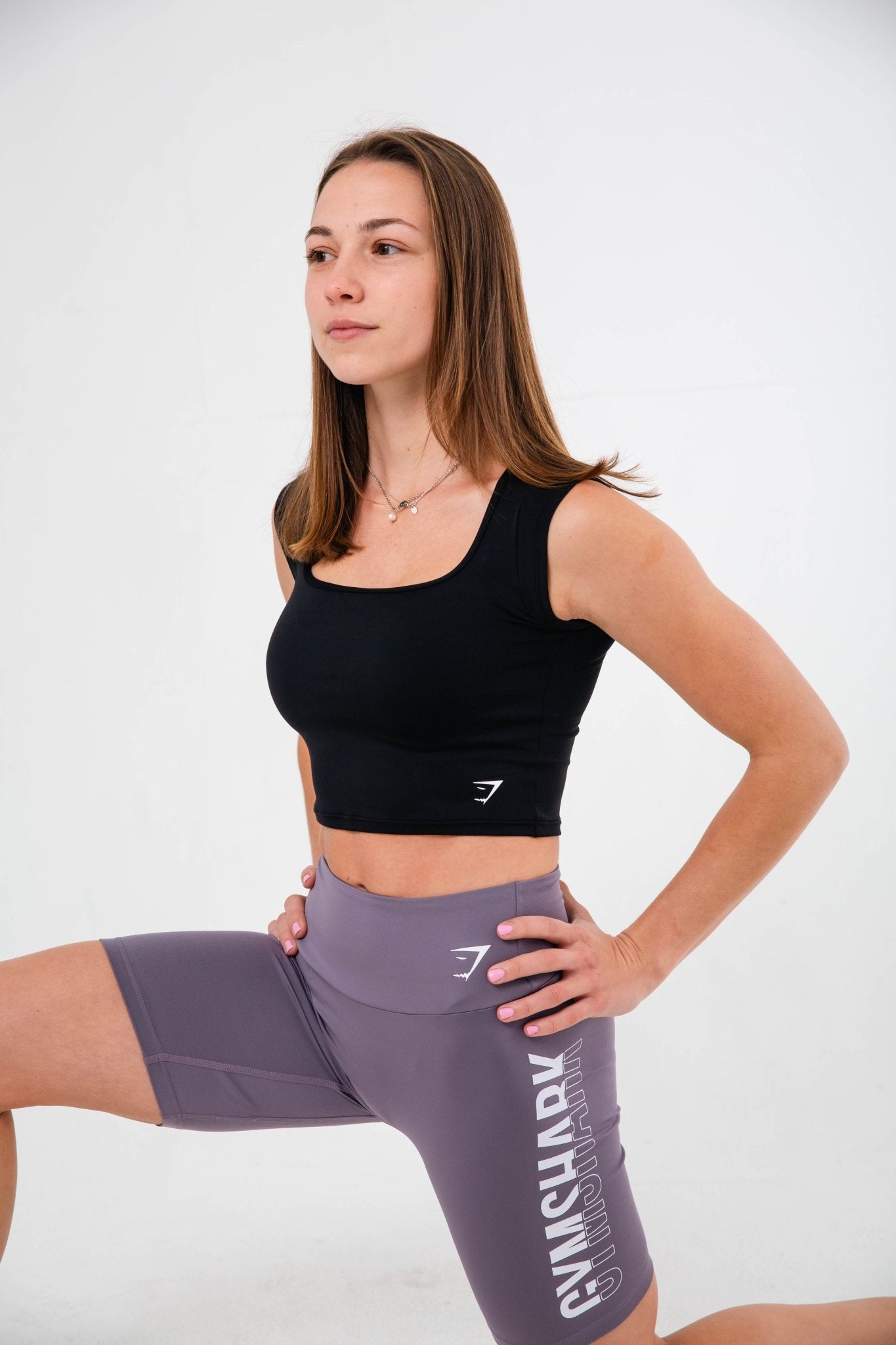 Gymshark Fraction Shorts - Fog Purple