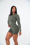 Gymshark Green Ribbon Tie Waisted Short