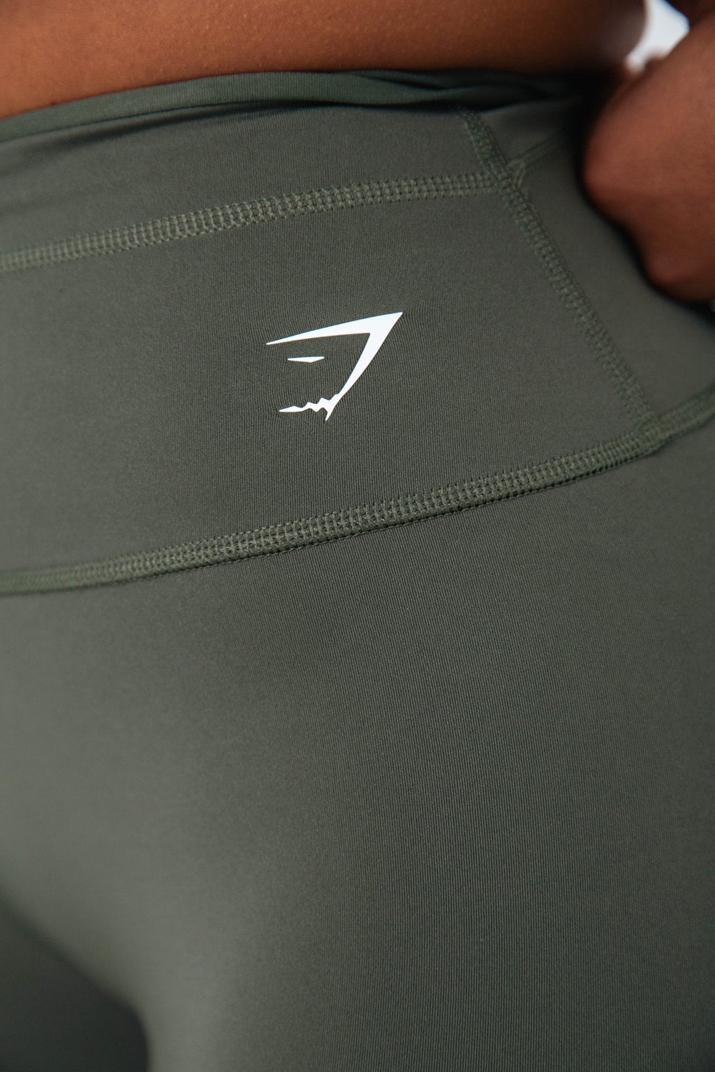 Gymshark Green Ribbon Tie Waisted Short