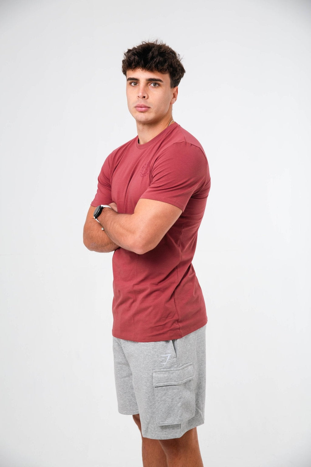 Gymshark Grey Crest Cargo 7" Shorts