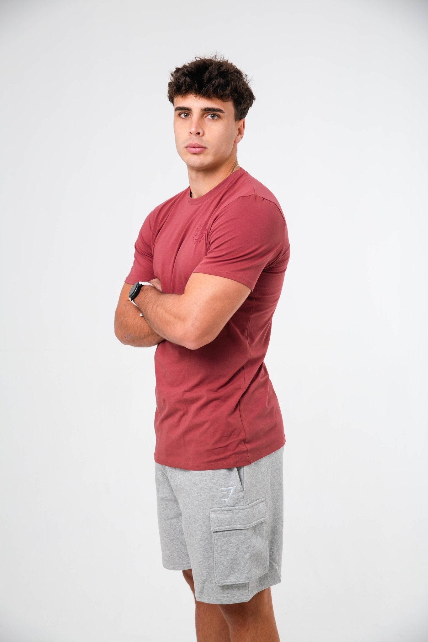 Gymshark Grey Crest Cargo 7" Shorts