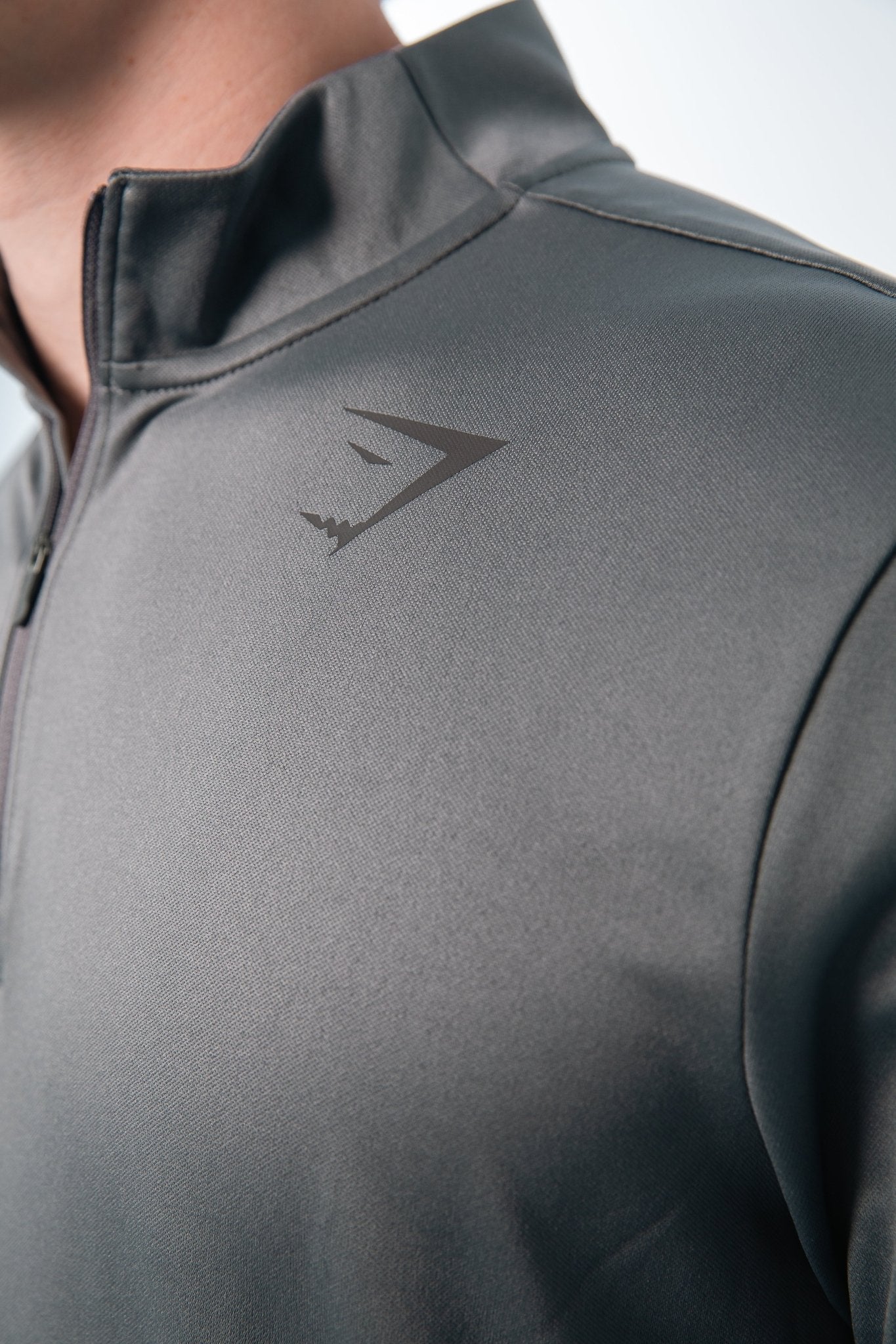 Gymshark Grey Running Dept Quarter Zip
