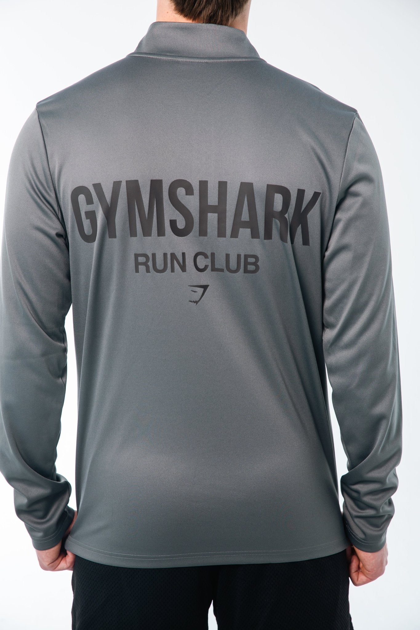 Gymshark Grey Running Dept Quarter Zip
