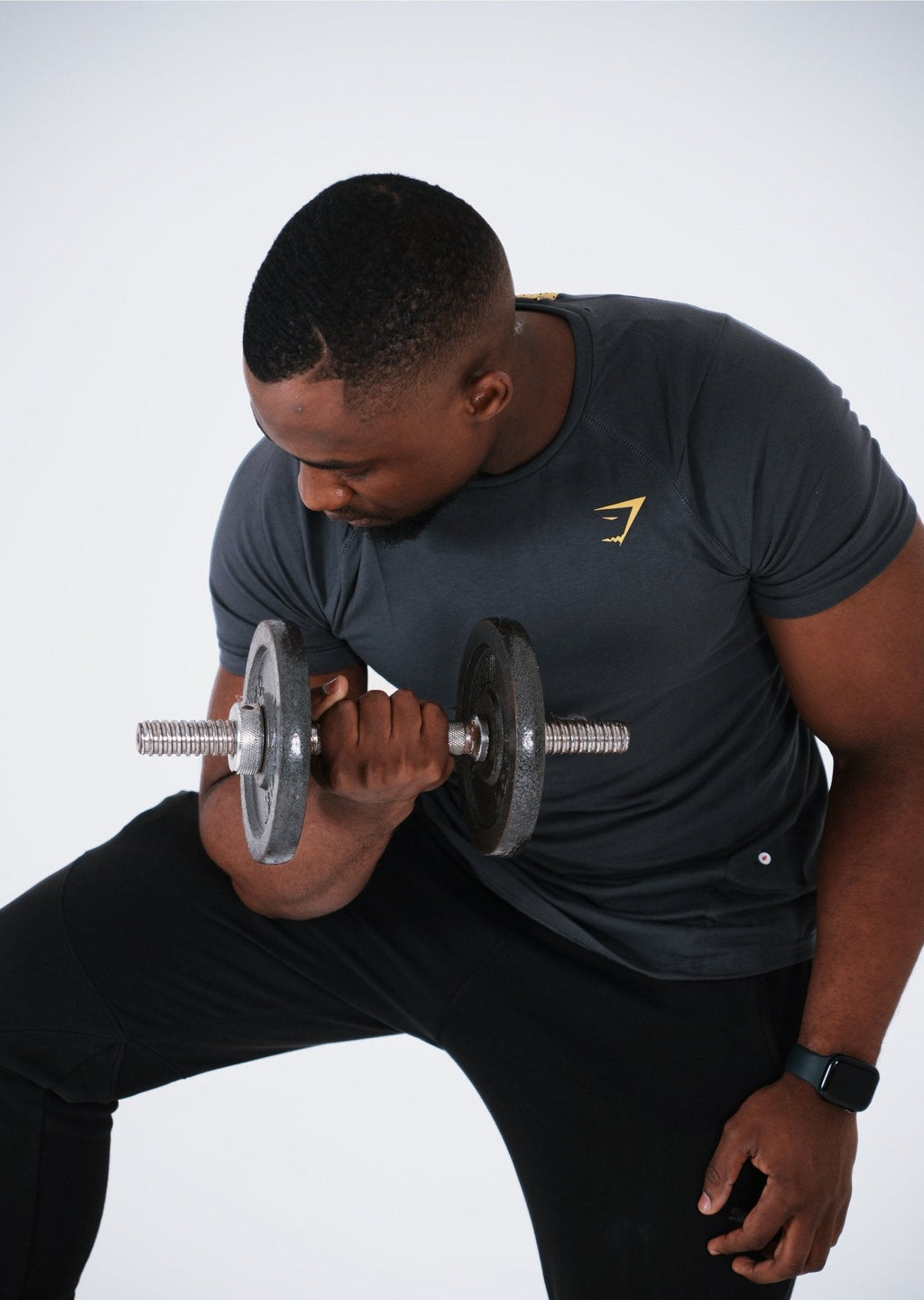 Gymshark Unisex Bold Onyx Grey Tee
