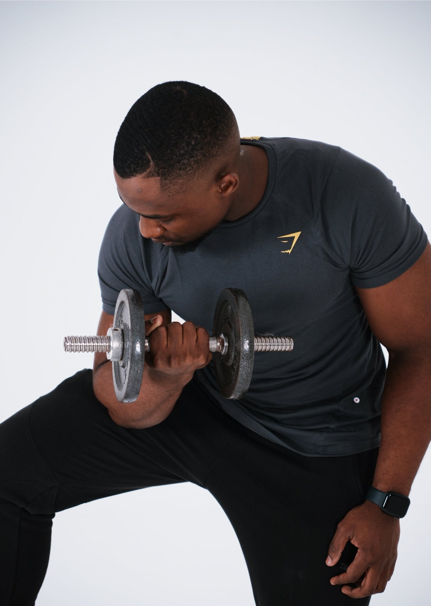 Gymshark Unisex Bold Onyx Grey Tee