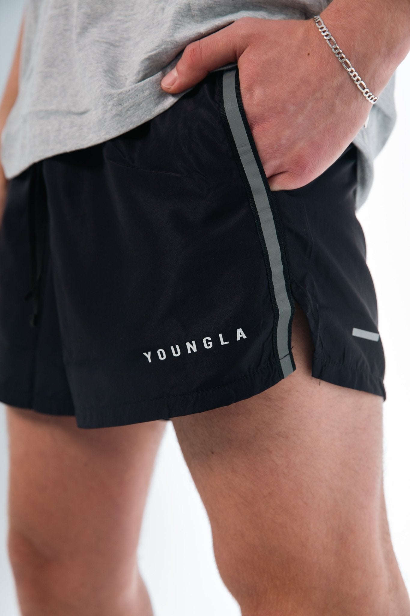 YoungLA Ultra Running Shorts Black