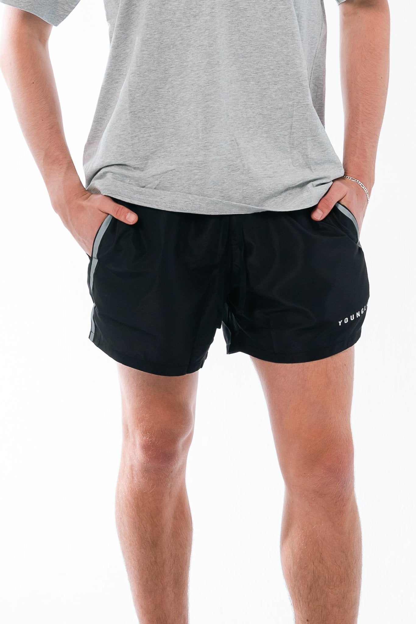YoungLA Ultra Running Shorts Black